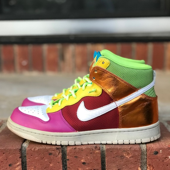 Nike Dunk High Wmns Premium ‘Multi-Color’ Size 9 - Picture 2 of 9